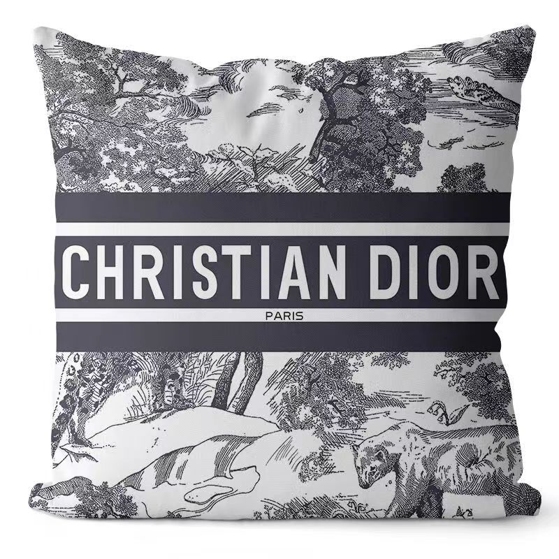 ディオール クッションカバー かわいい ソファー枕カバー Dior マルチ