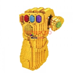 8831-8 4100pcs Universe Gloves Big Size Building Block Super Hero Model Cartoon Auction Figures Blocks for Children Gifts