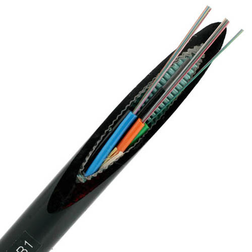 Armoured  outdoor duct optical fiber cable