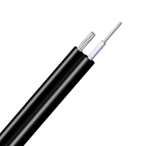 Self supporting mini outdoor optical fiber cable