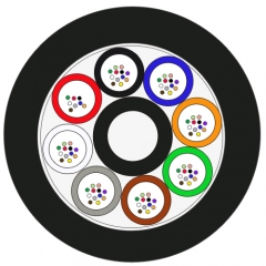 2 to 288 cores dry core Fiber Optical Cable