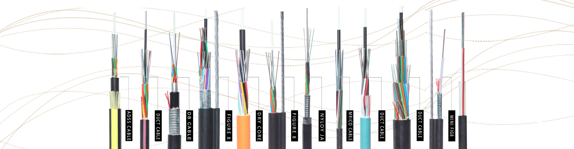 fiber optic cable list