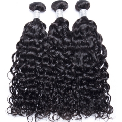 Sidary Hair Water Wave Virgin Human Hair Bundles Natural Color 3pc/lot Can Be Dyed