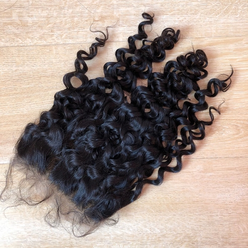 Sidary Hair Transparent Lace 6x6 Water Wave Human Hair Lace Closures Frontal Preplucked 6*6 Hair Top Closures