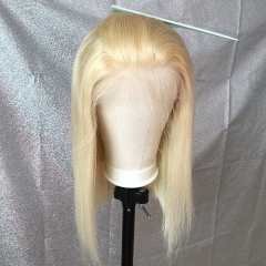 Sidary Blonde #613 Bob Lace Front Wig Straight Beautiful Human Hair Lace Wigs