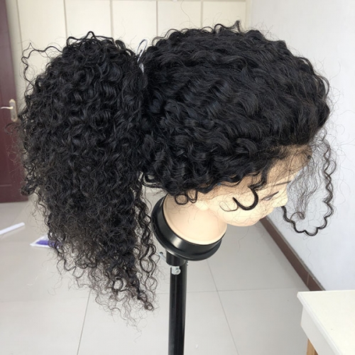 300% Density Lace Front Human Hair Wigs Natural Hairline Lace Front Wig