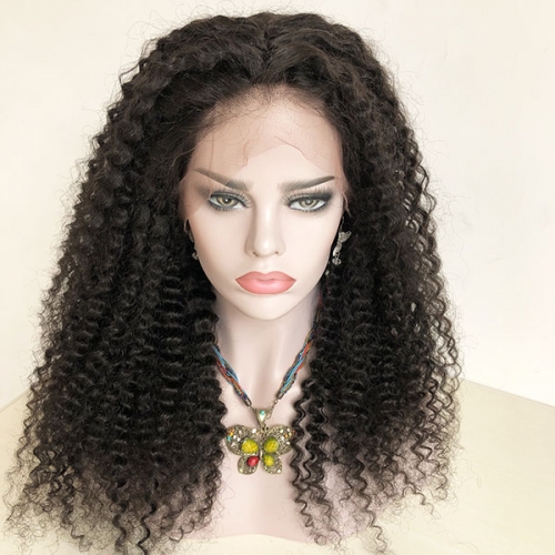 13x6 Brazilian Kinky Curly 150% Density Wigs Human Hair Lace Front Wigs For Black Women