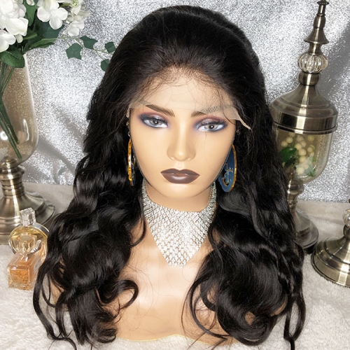 180%Density Human Hair 7x7 Transparent Lace Closure Wig Body Wave Lace Closure Wigs Sidary Hair