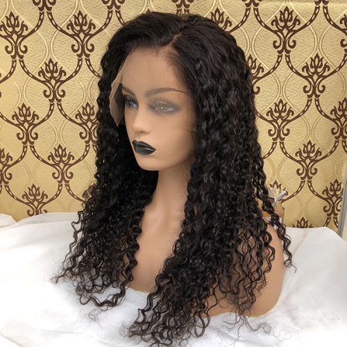 Sidary Hair Transparent Lace Exotic Curly Human Hair Full Lace Wig For Black Women Funmi Curly Wig
