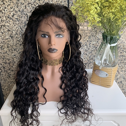 Sidary Hair 180%Density Human Hair Wigs Natural Looking Spanish Wave Full Lace Wigs for Black Women