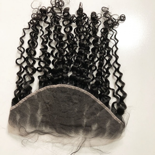 Sidary Hair  Ear To Ear 13X6 Lace Frontal Closure Curly Human Virgin Hair Frontal With Baby Hair