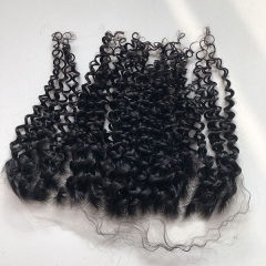 Transparent HD Lace Frontal Vendor Sidary Hair Kinky Curly Thin Skin Lace Frontal 13x4 Transparent Lace Frontals