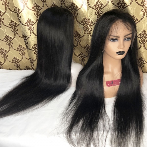 HD Transparent Lace Frontal Wigs Straight Lace Frontal Human Hair Wigs For Women Natural Wigs