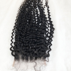 HD 6x6 Closure Kinky Curly Lace Closure 100% Human Hair 6x6 HD Lace Closure With Baby Hair