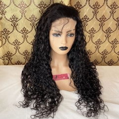 High Quality 5x5 Transparent Lace Closure Wig 200%Density Sidary Hair Water Wave Lace Wigs