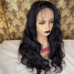 Sidary Hair 200%Density Natural Body Wave 5x5 Transparent Lace Closure Wig