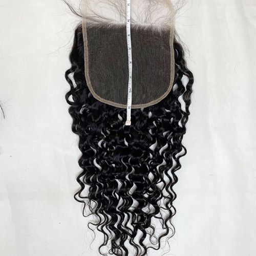 6x6 Water Wave HD Lace Closure Piece Sidary Hair 6*6 Human Hair HD Lace Closure Wave Curly