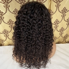 Exotic Curly Full Lace Human Hair Wigs For Black Women Pre Plucked Natural Hairline Sidary Hair Wigs