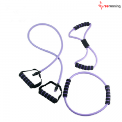 8 And O shaped with Tube Fitness Resistance Bands Set