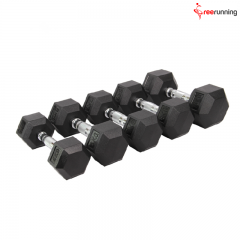 Wholesale Hex Rubber Dumbbell