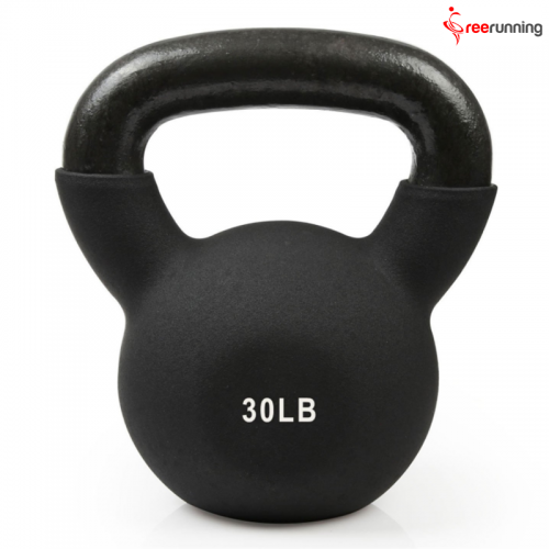 Neoprene Cast Iron Kettlebell For Full Body Workout, Cross-Training, Weight Loss & Strength Training