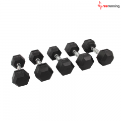 Wholesale Hex Rubber Dumbbell