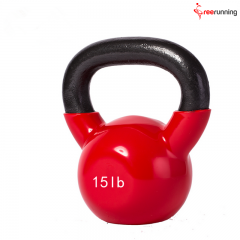 Vinyl Cast Iron Kettlebell For Full Body Fitness Workouts