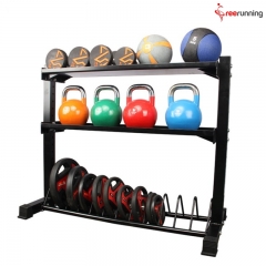 Functional Fitness Equipment Crossfit For Dumbbell & Kettlebell & Bumper Plates Storage