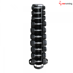 10Pairs Vertical Hex Dumbbell Stand