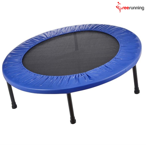 Foldable Fitness Trampoline 40 Fitness Rebounder for Indoor, Garden, Mini Portable Mini Trampoline, IndoorOutdoor for Adult Jump Sports , Max Load 330lbs