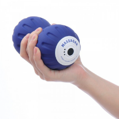 Peanut Vibrate Massage Ball Gym Relaxing Exercise Pilates Yoga Training Fascia M...
