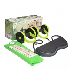 AB Wheel Roller With Resistance Band