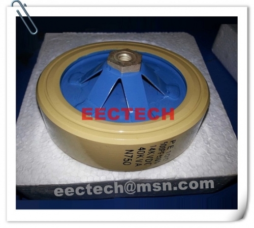PE100, 500pF, 14KVDC leg lead ceramic disc capacitor, high voltage plate capacitor, rf power capacitors EECTECH Beijing