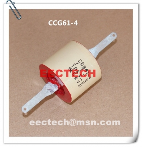CCG61-4, 22PF or 27PF, 10KVDC, barrel style ceramic capacitor