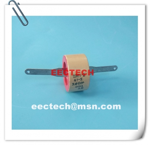 CCG61-2, 39PF, 47PF, or 56PF, 8KVDC, barrel style ceramic capacitor