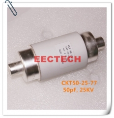 CKT50/25/77 vacuum fixed capacitor 50pF 25KV equivalent to CKT-50-0035