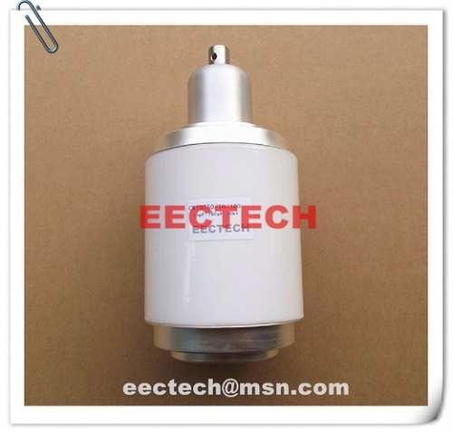 China made CKTB750/10/100 ceramic vacuum capacitor, 15-750pF, 10KV vacuum capacitor