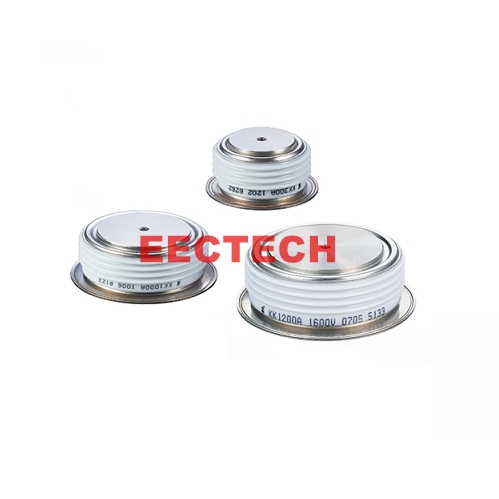 Capsule style fast turn off thyristor, KK1500A, 1300V thyristor