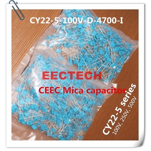 CY22-5-100V-D-4700-I mica capacitor from Beijing EECTECH