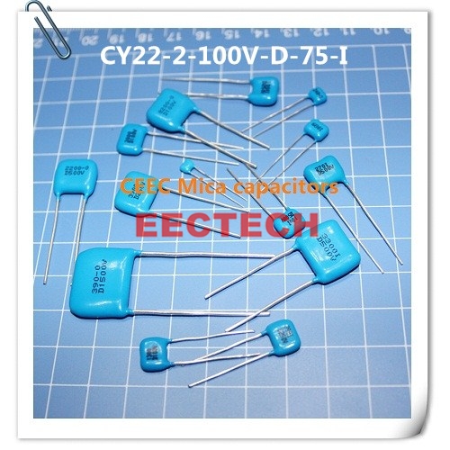 CY22-2-100V-D-75-I mica capacitor from Beijing EECTECH