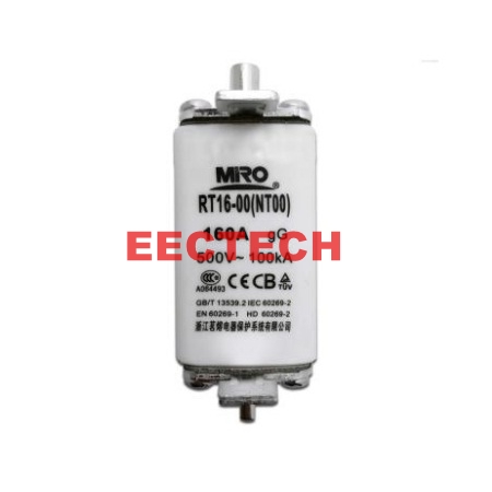 MIRO fuse, EECTECH Fuse, NT00 RT16-00  500V/160A gG (1 box = 5pcs)