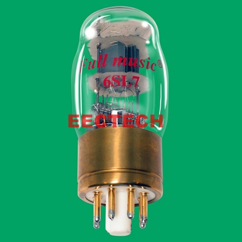 Full music 6SL7/ECC35 Vaccum Tube Replace 6N9P For Audio Power Amplifier Factory Tested Matched Pair (one pairs)