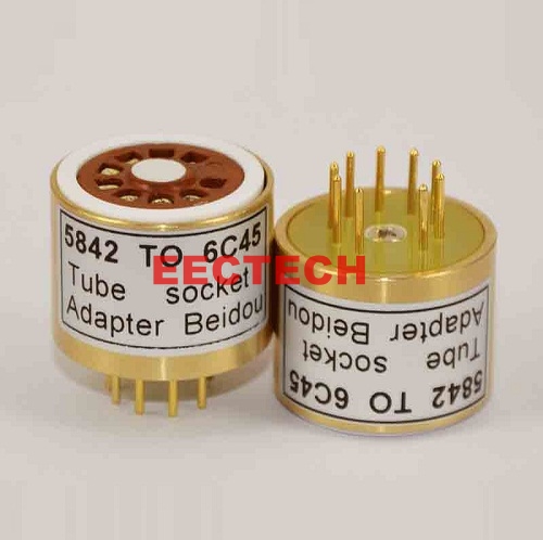 5842 TO 6C45 Tube Converter,convert socket (1 box=2 pcs)