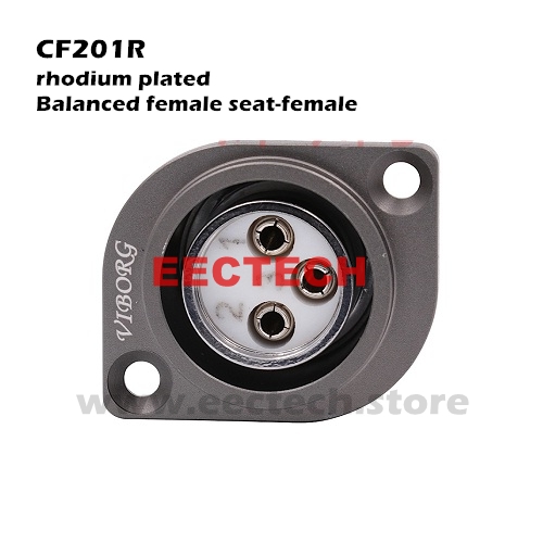 XLR seat, thickened copper female seat, three-core XLR female seat,Rhodium plating