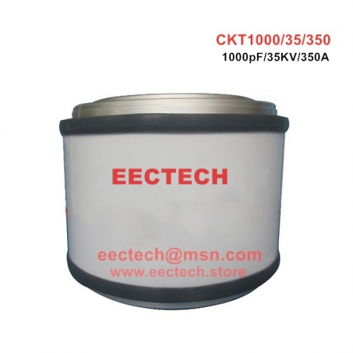 CKT1000/35/350, 1000PF/35KV/350A  fixed vacuum capacitor,equivalent to CFHP-1000-50S,CF3C-1000E