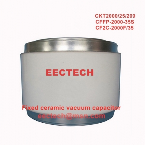 CKT2000/25/209, 2000PF/25KV/209A  fixed vacuum capacitor,equivalent to CFFP-2000-35S, CF2C -2000F/35