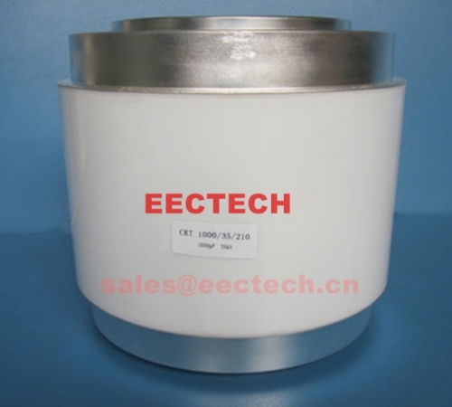 CKT1000/35/210, 1000PF/35KV/210A  fixed vacuum capacitor