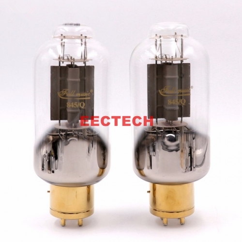 Fullmusic Premium 845/Q 845Q Vacuum Tube Unique Carbon Plate 845CNE Upgrade Replace 845 845B Tubes Factory Matched pair(one pairs)