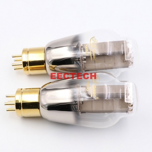 Matched Pair Premium TJ Fullmusic 300B/Q Vacuum Tube Replace 300B Unique  Metal Plate Fantastic Sound