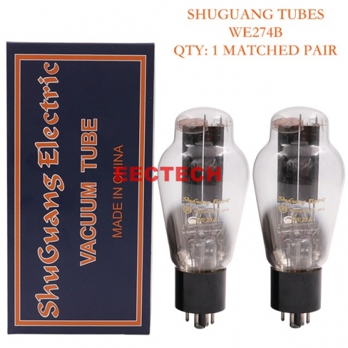 ShuGuang audio tube/hifi tube WE274 Equivalent to 5U4G  、5Z3  274B  5AR4 (one pairs)